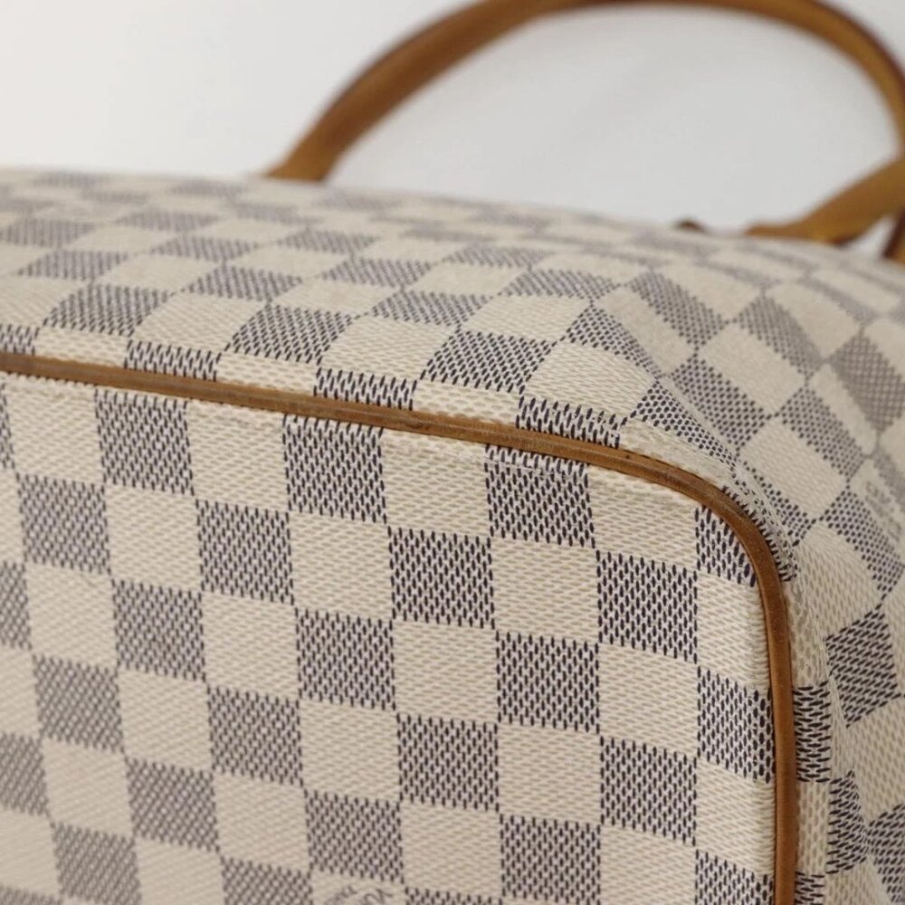 LOUIS VUITTON Damier Azur Saleya MM Tote Bag N51185 LV Auth 143835 - Picture 5 of 16